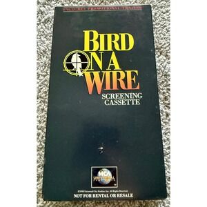MCA Universal Bird on a Wire VHS Screening Cassette Mel Gibson Goldie Hawn